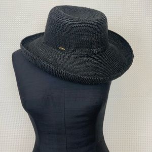 Callahan Resort Black Summer Hat. One size.